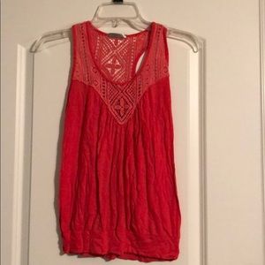 Red Lace Tank